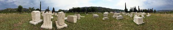 Panorama(s) of Medieval tombstones, Stećak Necropolis Radimlja