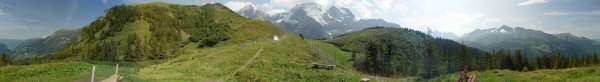 Panorama(s) of Wengen and the Jungfrau from Wengernalp