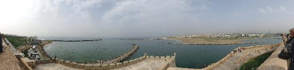 Panorama(s) of Rabat harbour from the Kasbah