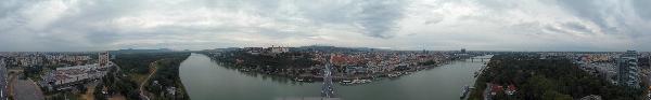 Panorama(s) of Bratislava from the UFO