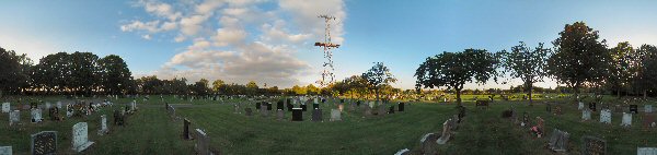 Panorama(s) of Great Baddow CH Tower from the Lawns Cemetery