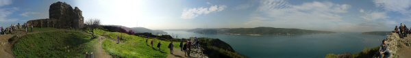 Panorama(s) of Bosphorus and Black Sea from Anadolu Kavağı