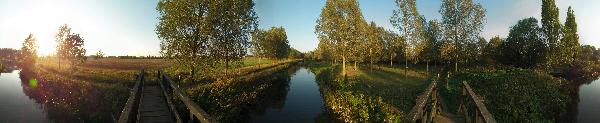 Panorama(s) of Footbridge at Little Baddow