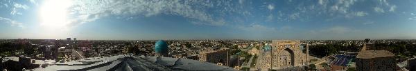 Panorama(s) of Ulug Beg Madrassa Minaret